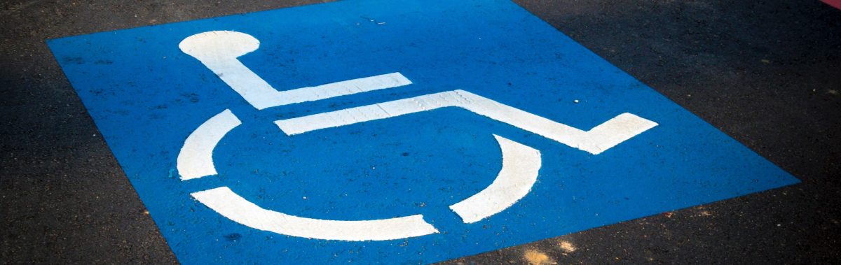 Wheelchair accessible sign